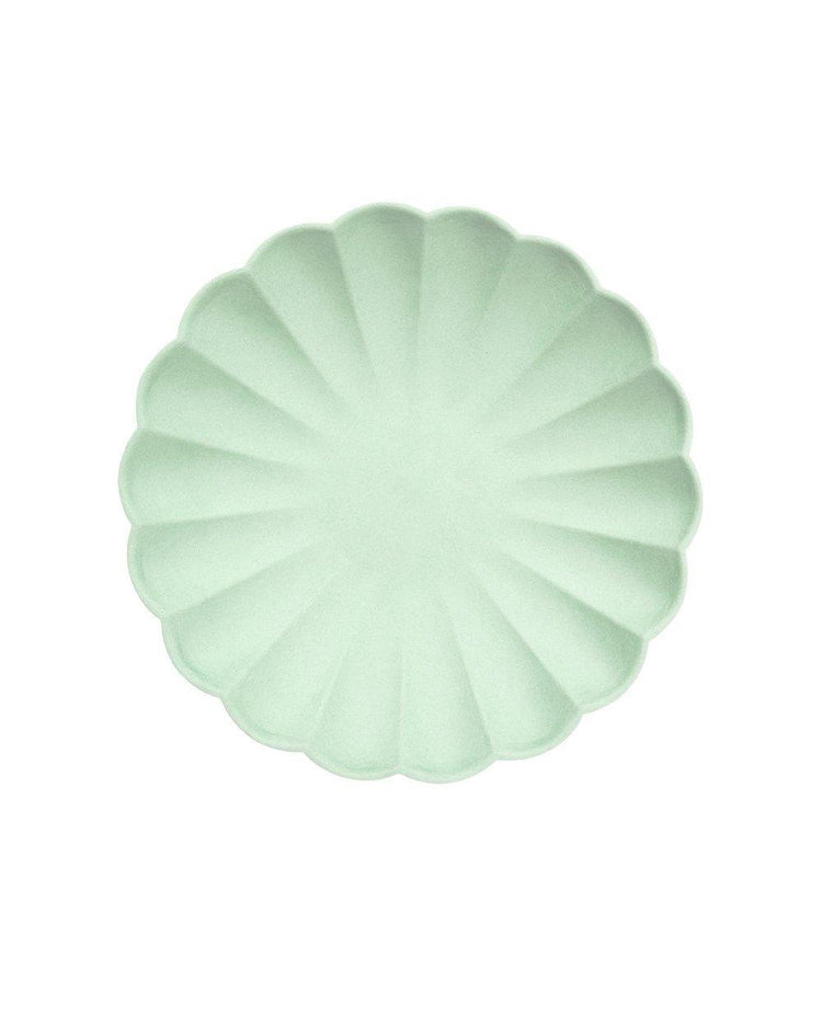 simply eco small plates in mint