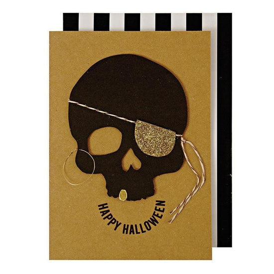 Little meri meri paper+party Skull Card