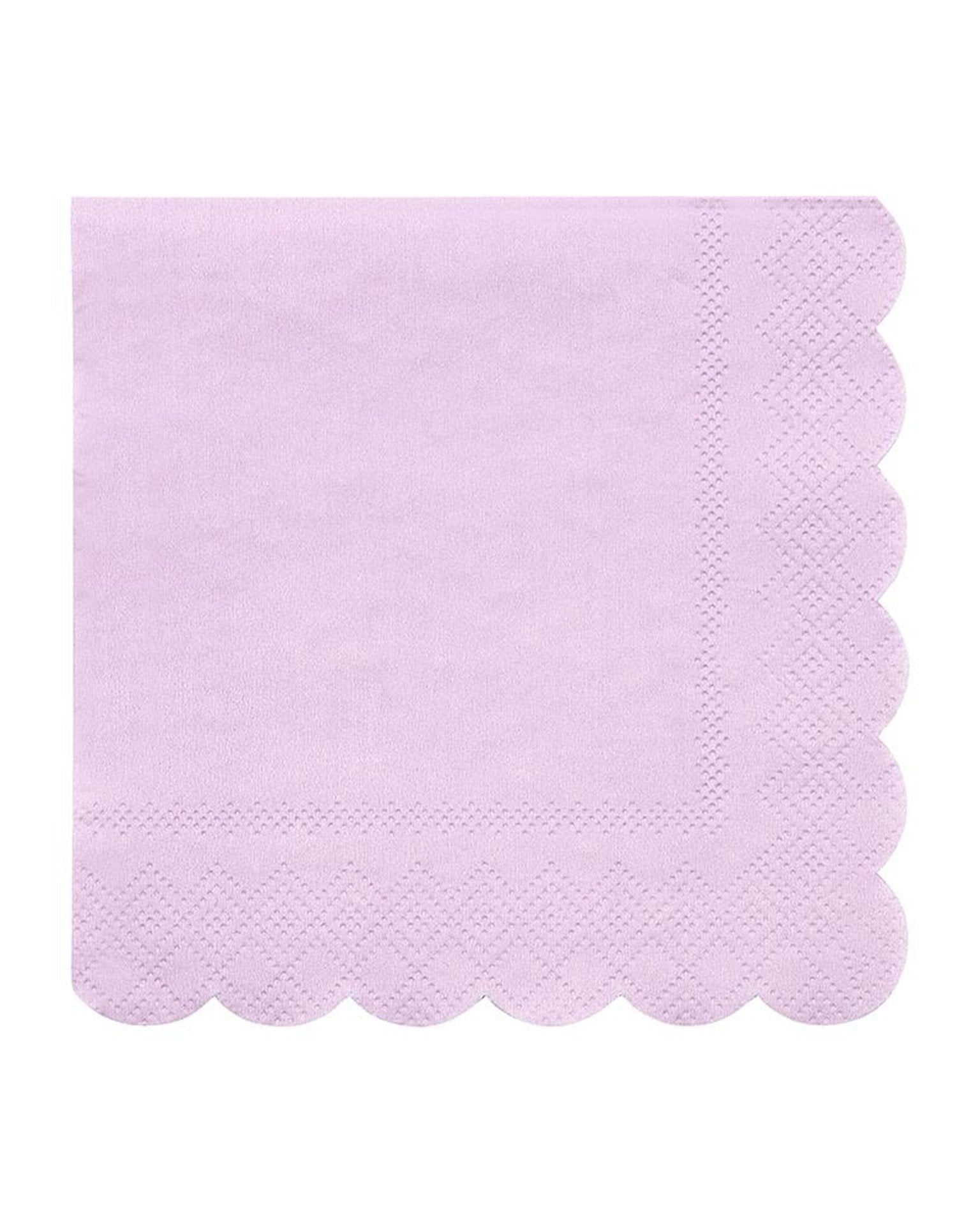 Little meri meri paper+party small lilac napkins