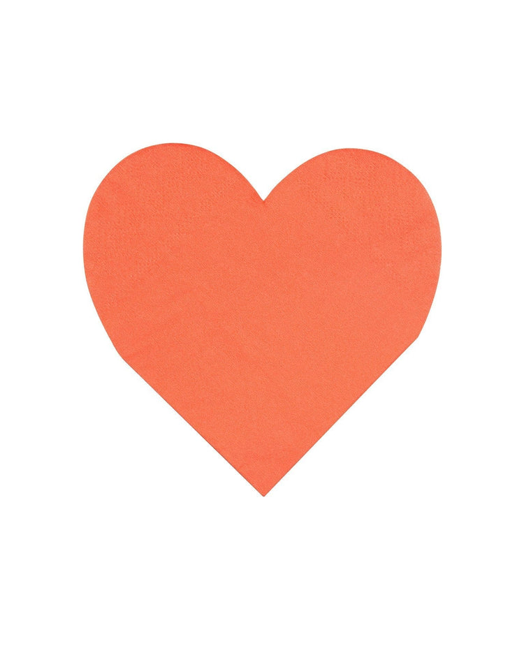 Little meri meri paper+party small pastel palette heart napkin