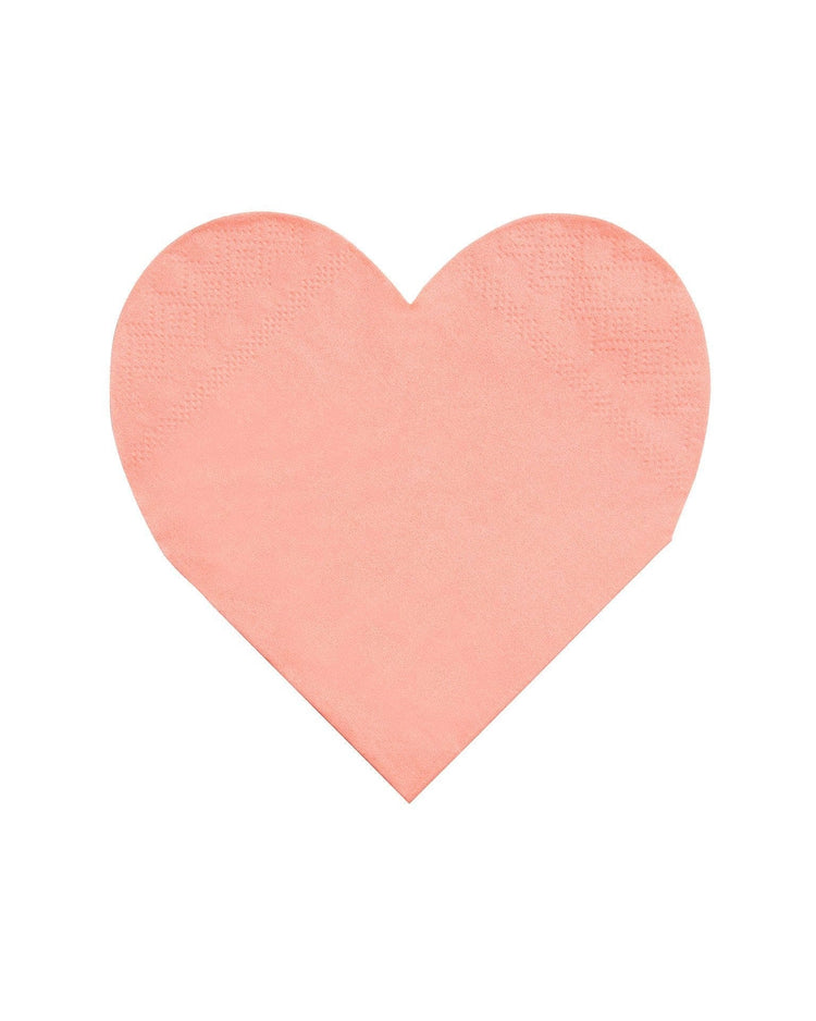 Little meri meri paper+party small pastel palette heart napkin