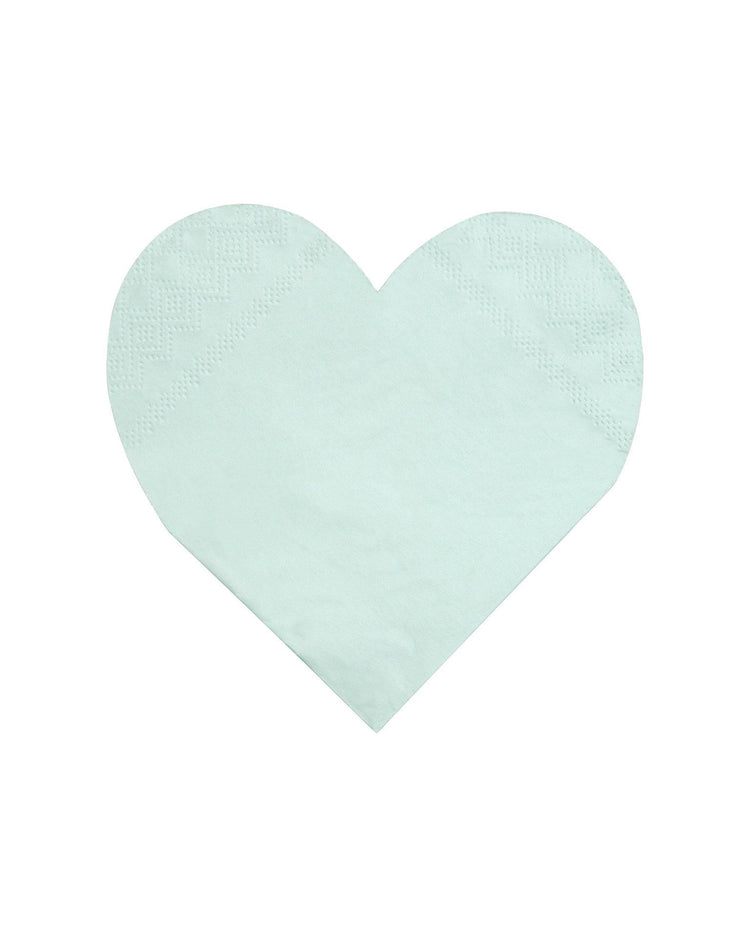 Little meri meri paper+party small pastel palette heart napkin