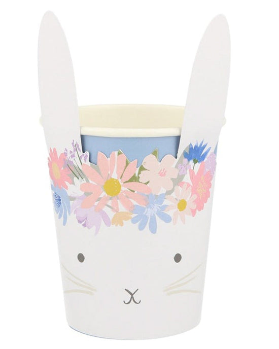Little meri meri paper + party spring floral bunny cup