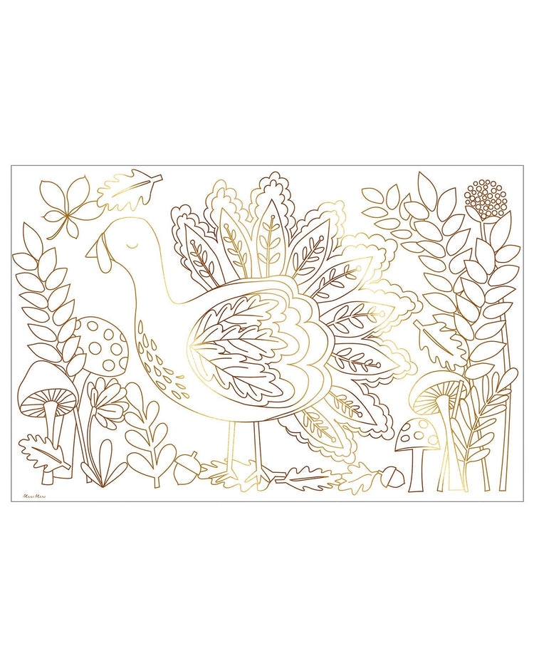 Little meri meri play thanksgiving coloring posters