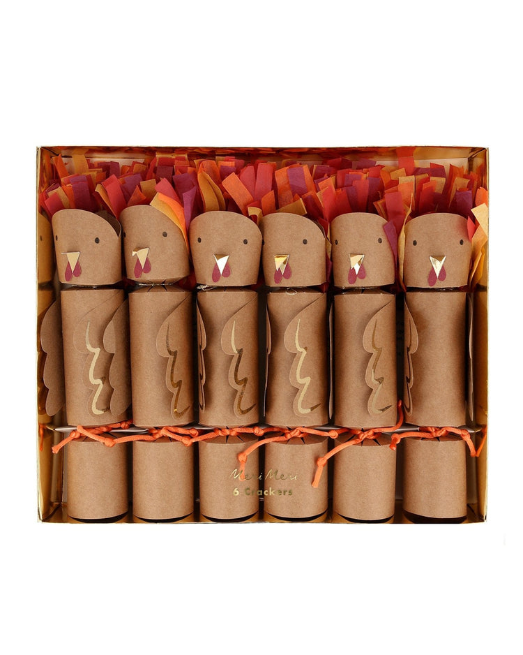 Little meri meri paper+party turkey medium crackers