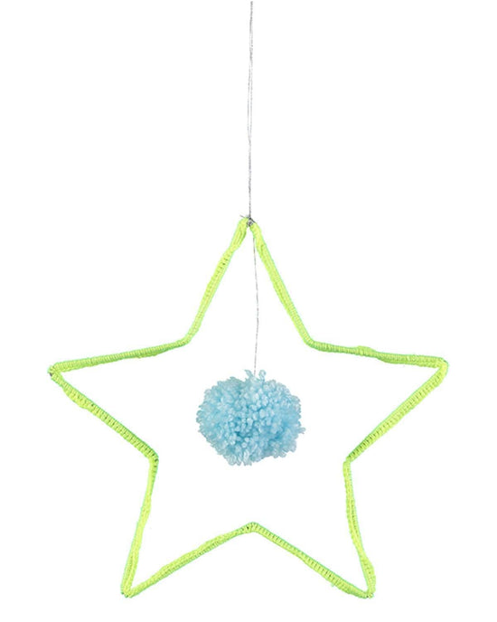 Little meri meri room Wire + Wool Star Decoration