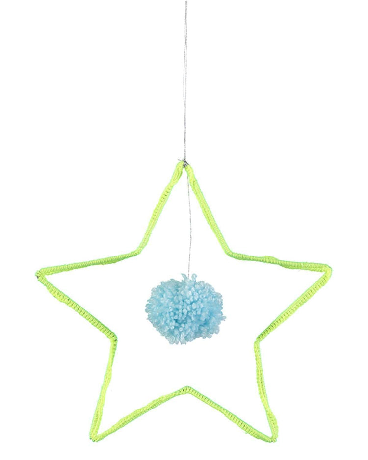 Little meri meri room Wire + Wool Star Decoration