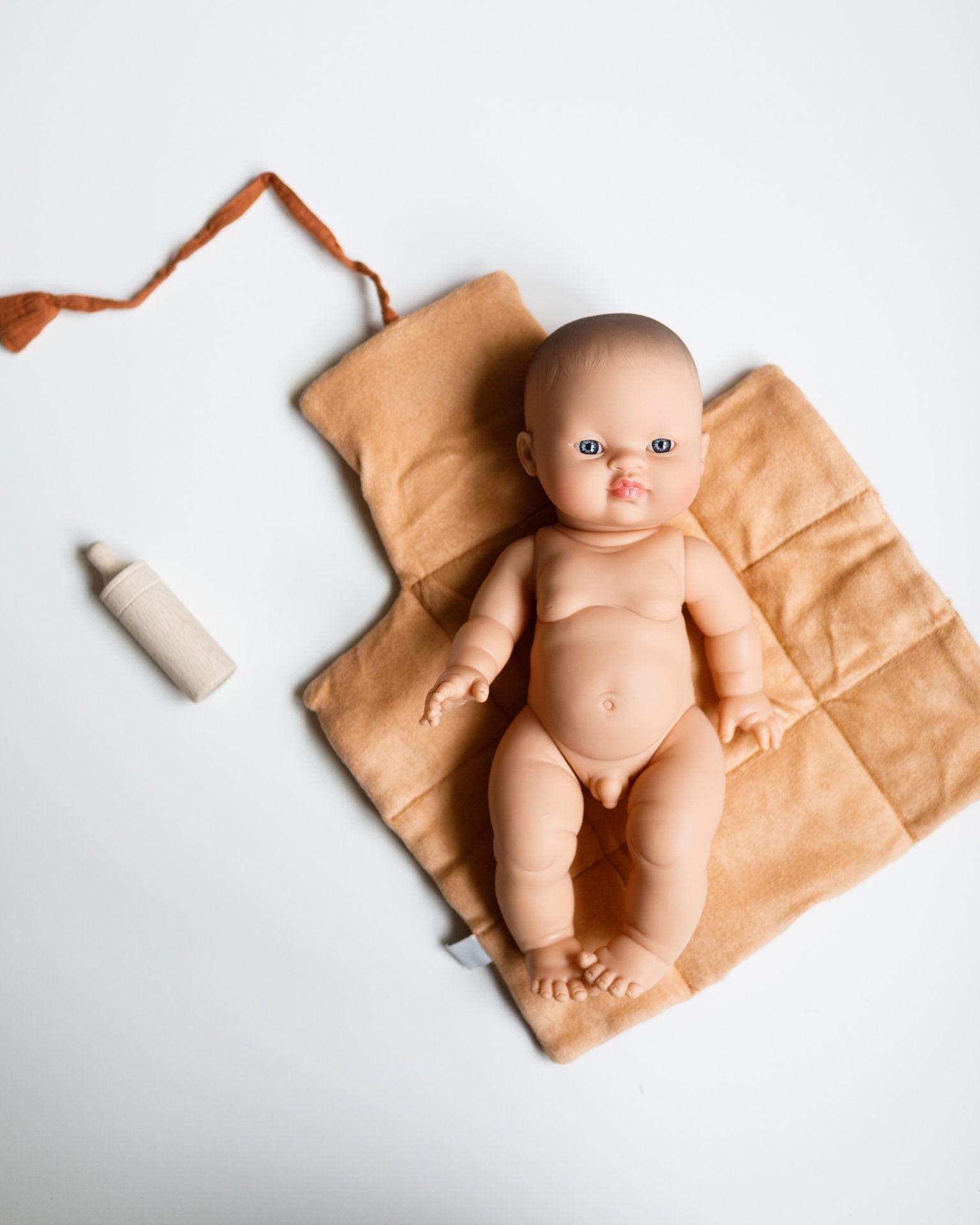 minikane asian baby boy doll with blue eyes at Little