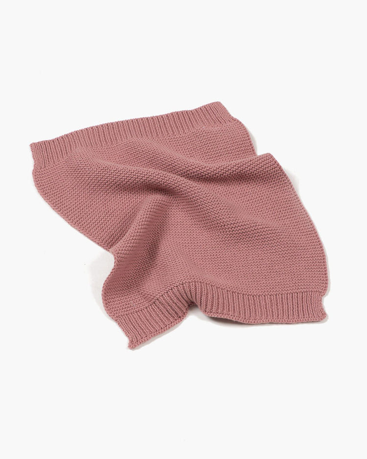 Little minikane play knit blanket in blush