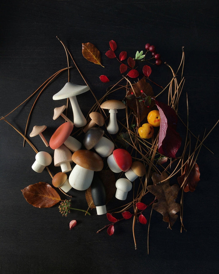 Little moon picnic play light forest mushroom basket