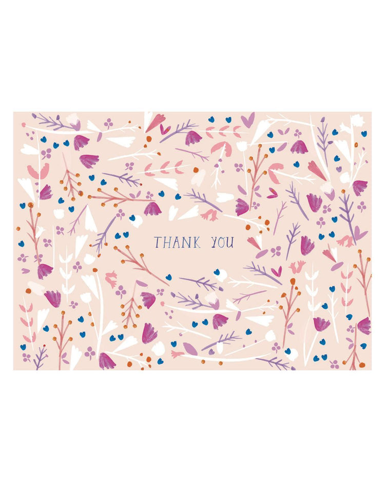 Little mr. boddington's studio paper+party a bouquet of thanks card