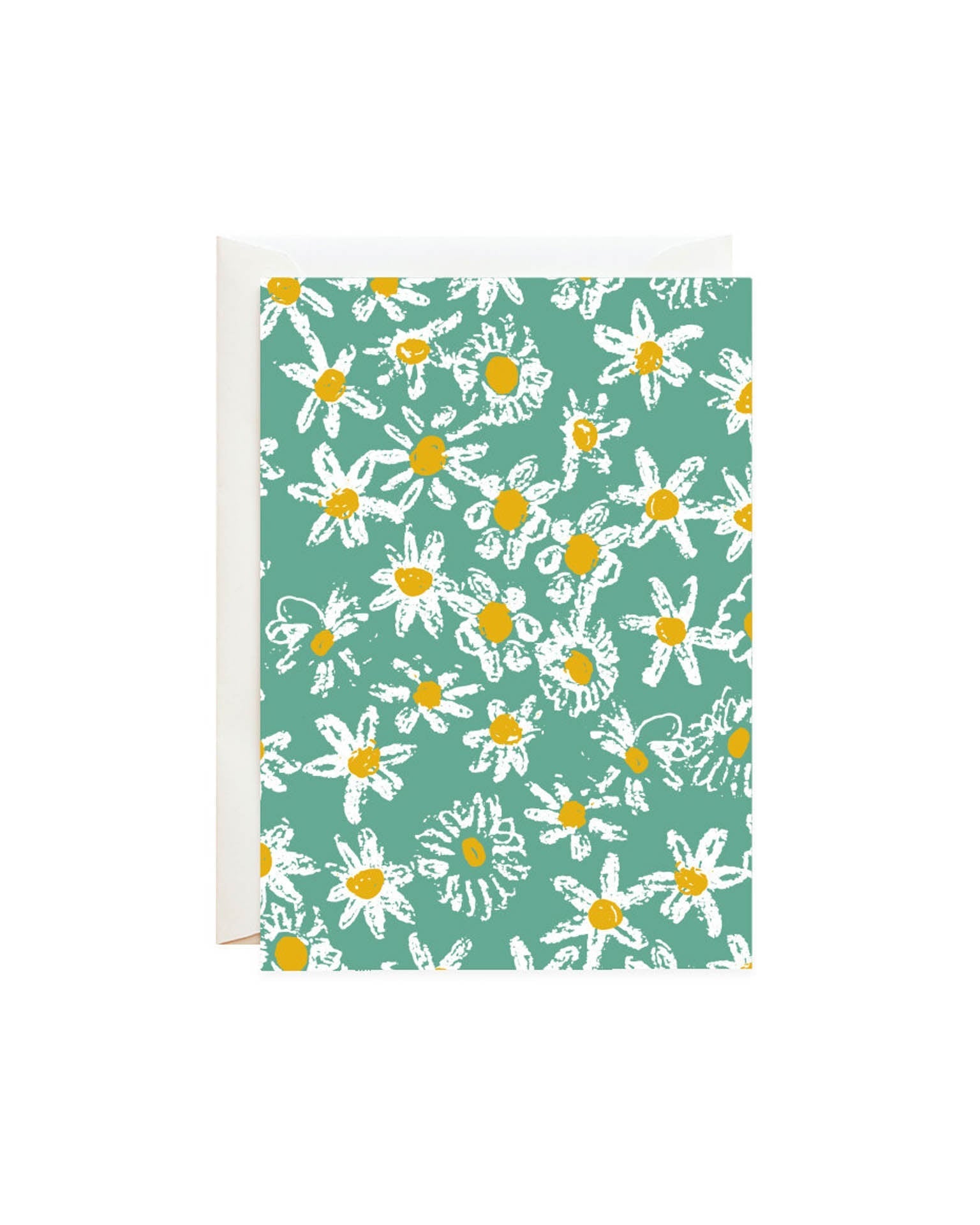 Little Mr. Boddington's Studio party green daisy fields petite card