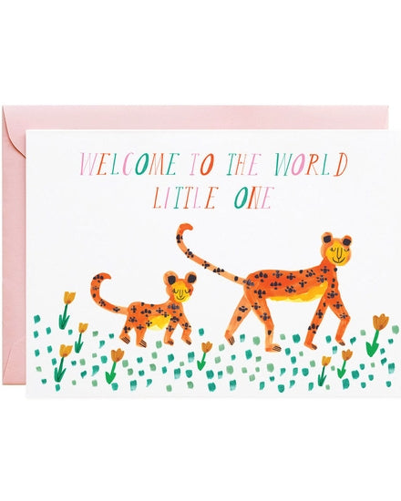 Little Mr. Boddington's Studio party mummy leopard greeting card