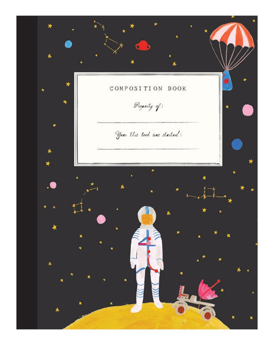 Little mr. boddington's studio paper+party outer space composition book