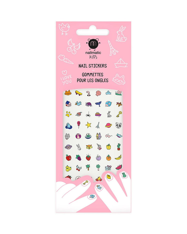Little nailmatic room nail stickers in happy nails