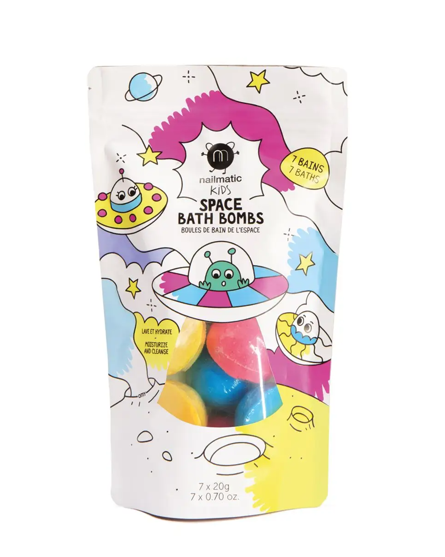 Little nailmatic play space bath bombs