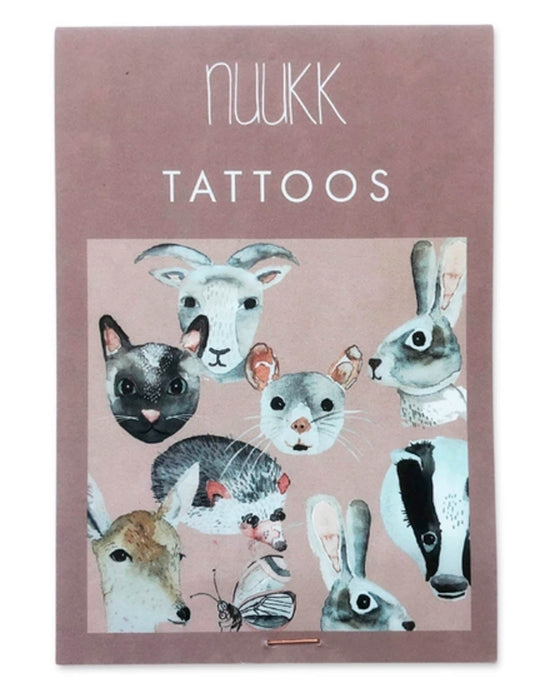 Little nuukk paper+party animal lover tattoos