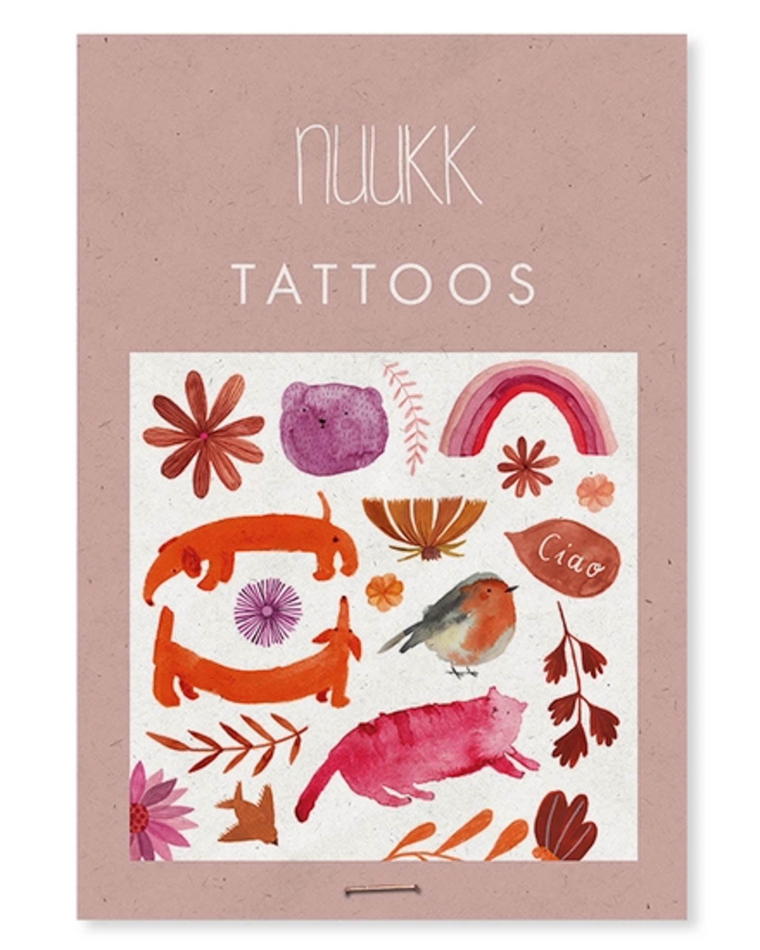 Little nuukk paper+party blush organic tattoos