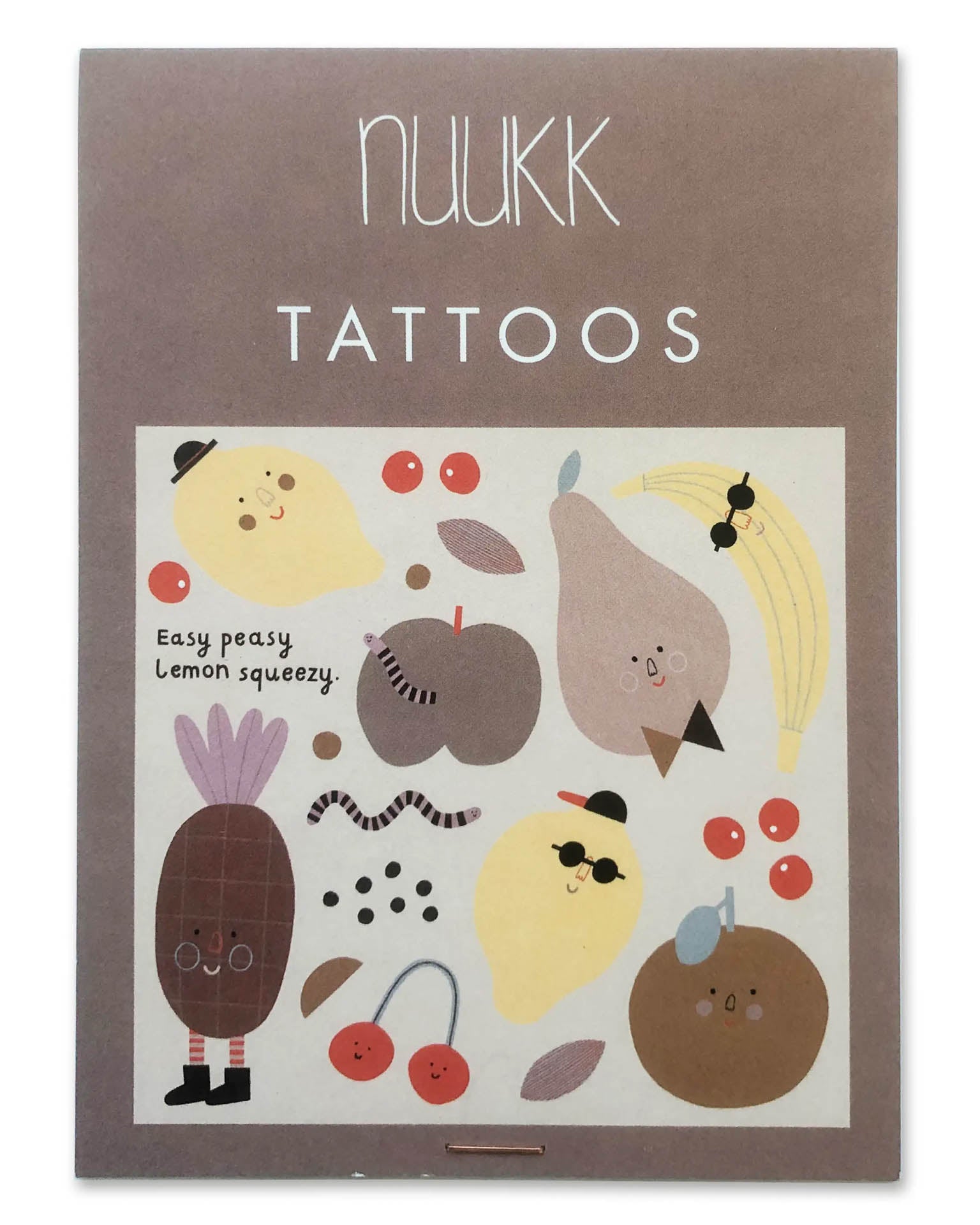Little nuukk paper+party naughty fruits tattoos