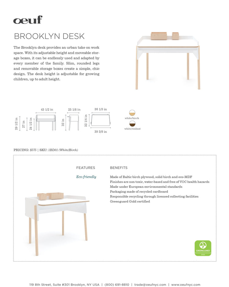 Little oeuf room brooklyn desk