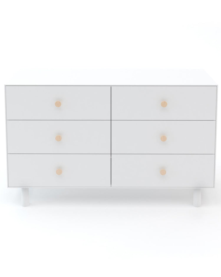 Little oeuf room Fawn 6 Drawer Dresser in White