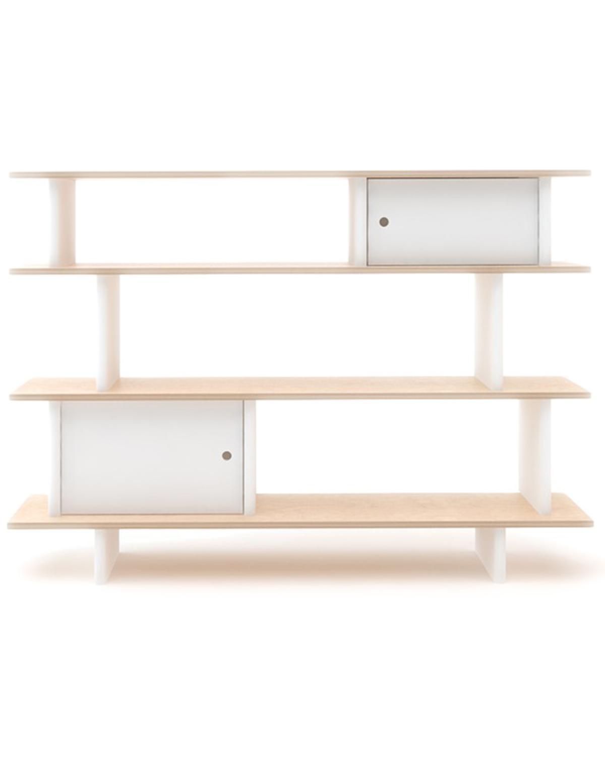 Little oeuf room Mini Library in White + Birch