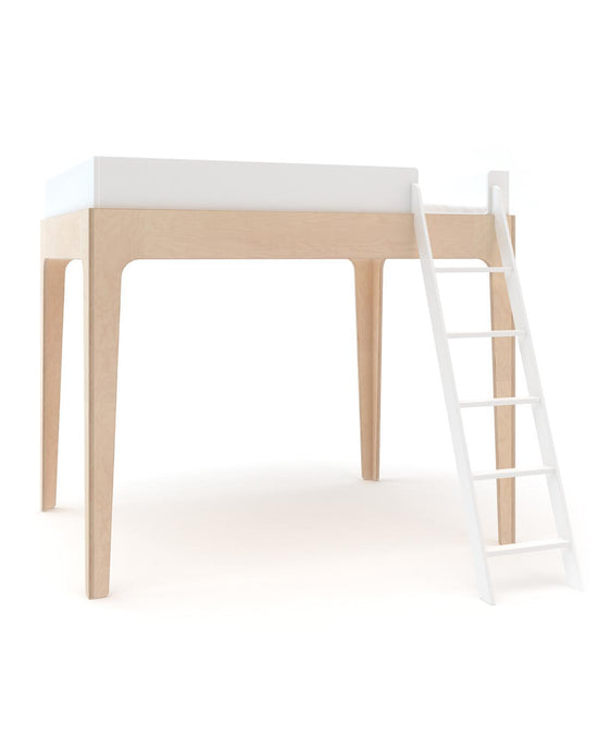 Little oeuf room perch loft full bed in birch