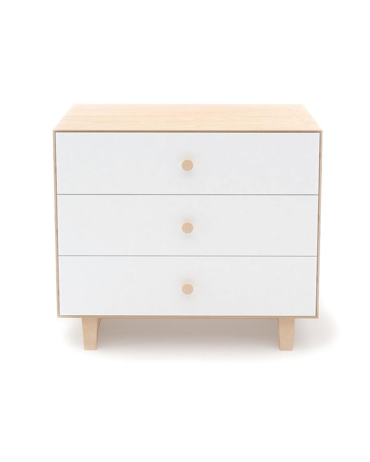 Little oeuf room Rhea 3 Drawer Dresser in Birch + White