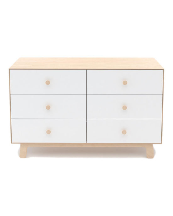 Little oeuf room Sparrow 6 Drawer Dresser in Birch + White