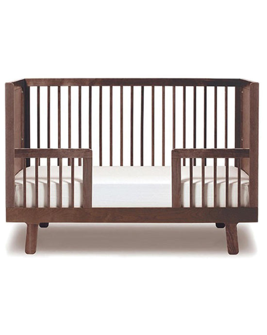 Little oeuf room sparrow crib conversion kit in walnut