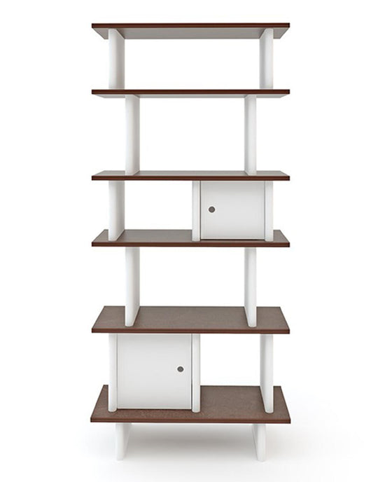 Little oeuf room Vertical Mini Library in Walnut