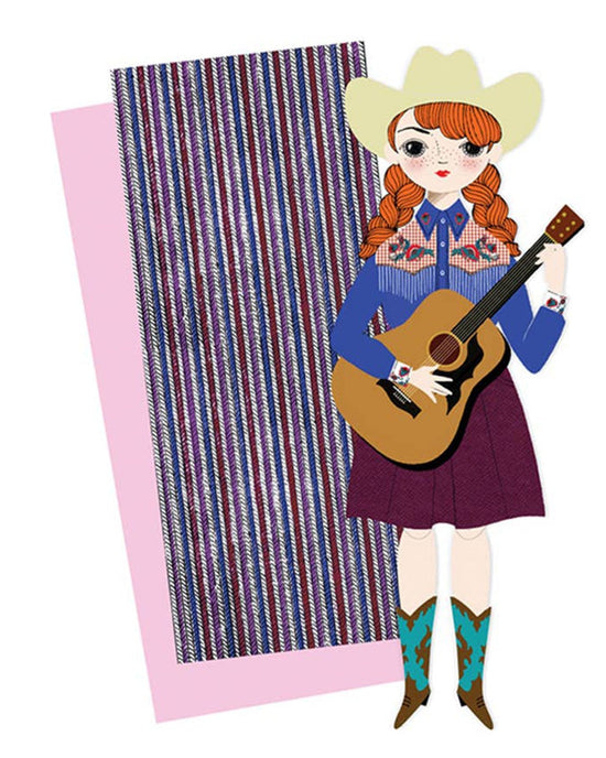 Little of unusual kind play audrey mailable paper doll