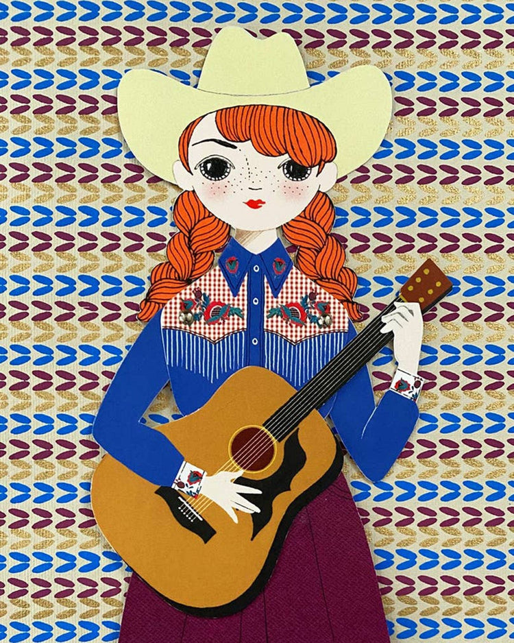 Little of unusual kind play audrey mailable paper doll