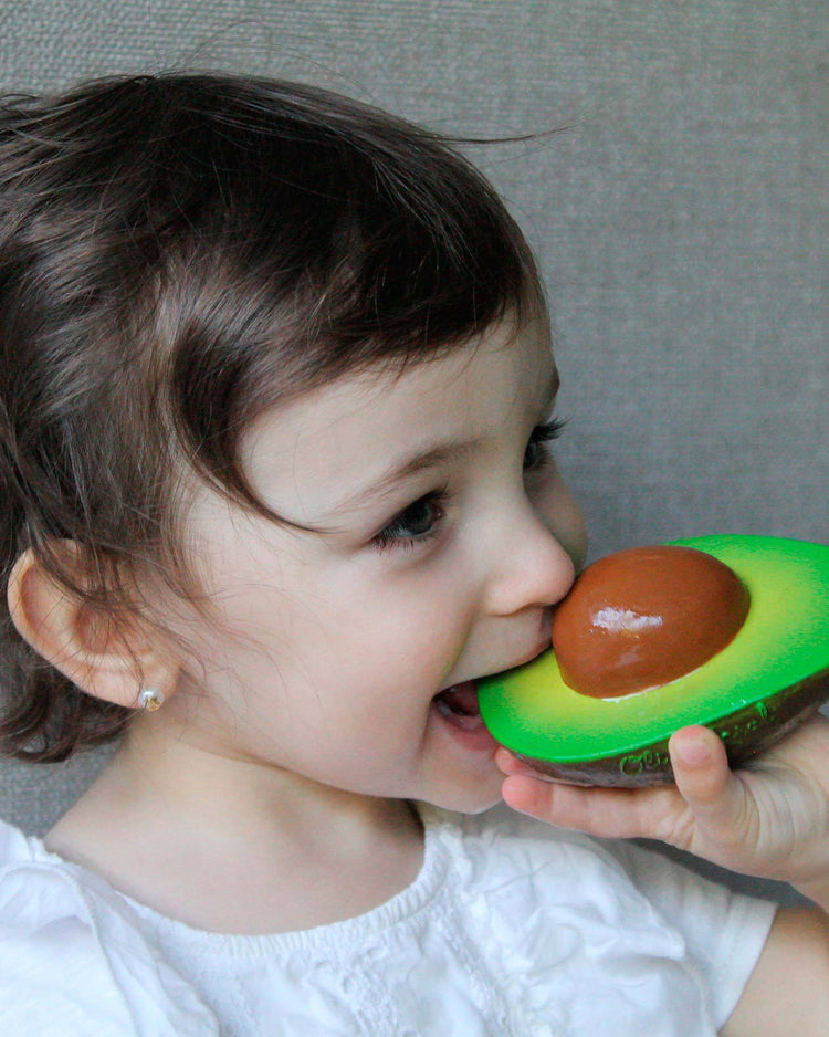Little oli + carol baby accessories Arnold the Avocado