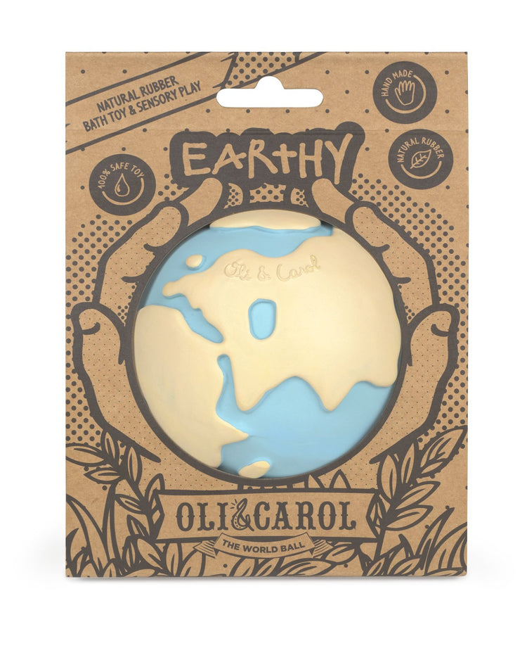 Little oli + carol play earthy the world ball