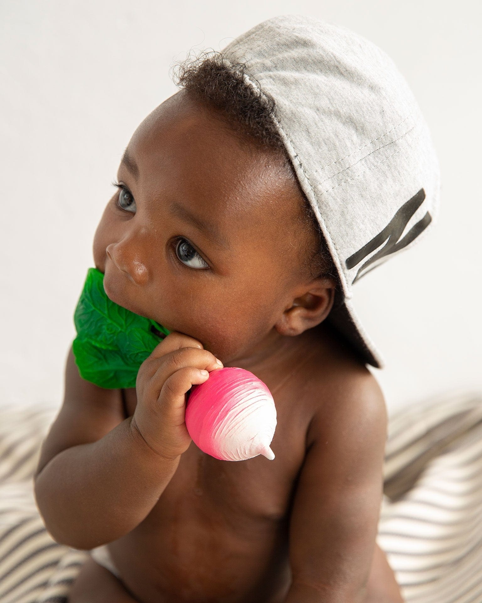 Oli and Carol Ramona The Radish Natural Rubber Teether