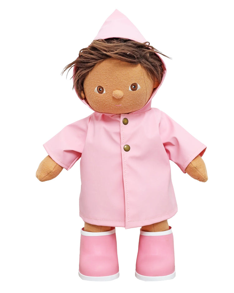 Little olli ella play dinkum doll ahoy raincoat in pink