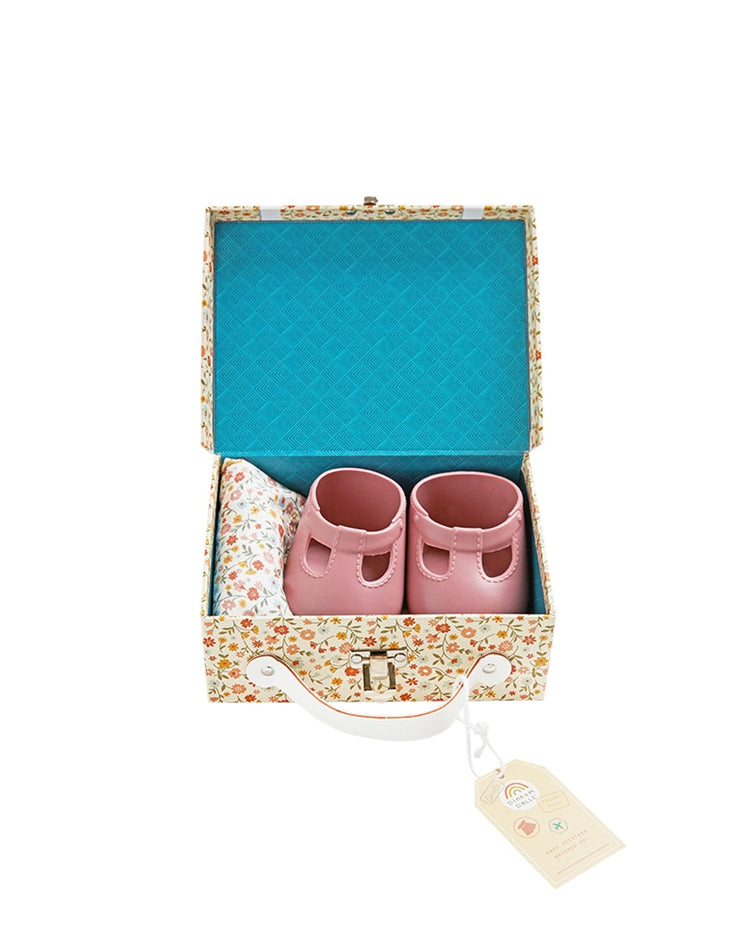 Little olli ella play dinkum doll travel togs in floral