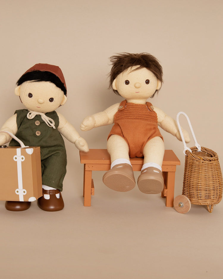 Little olli ella play doll luggy in natural