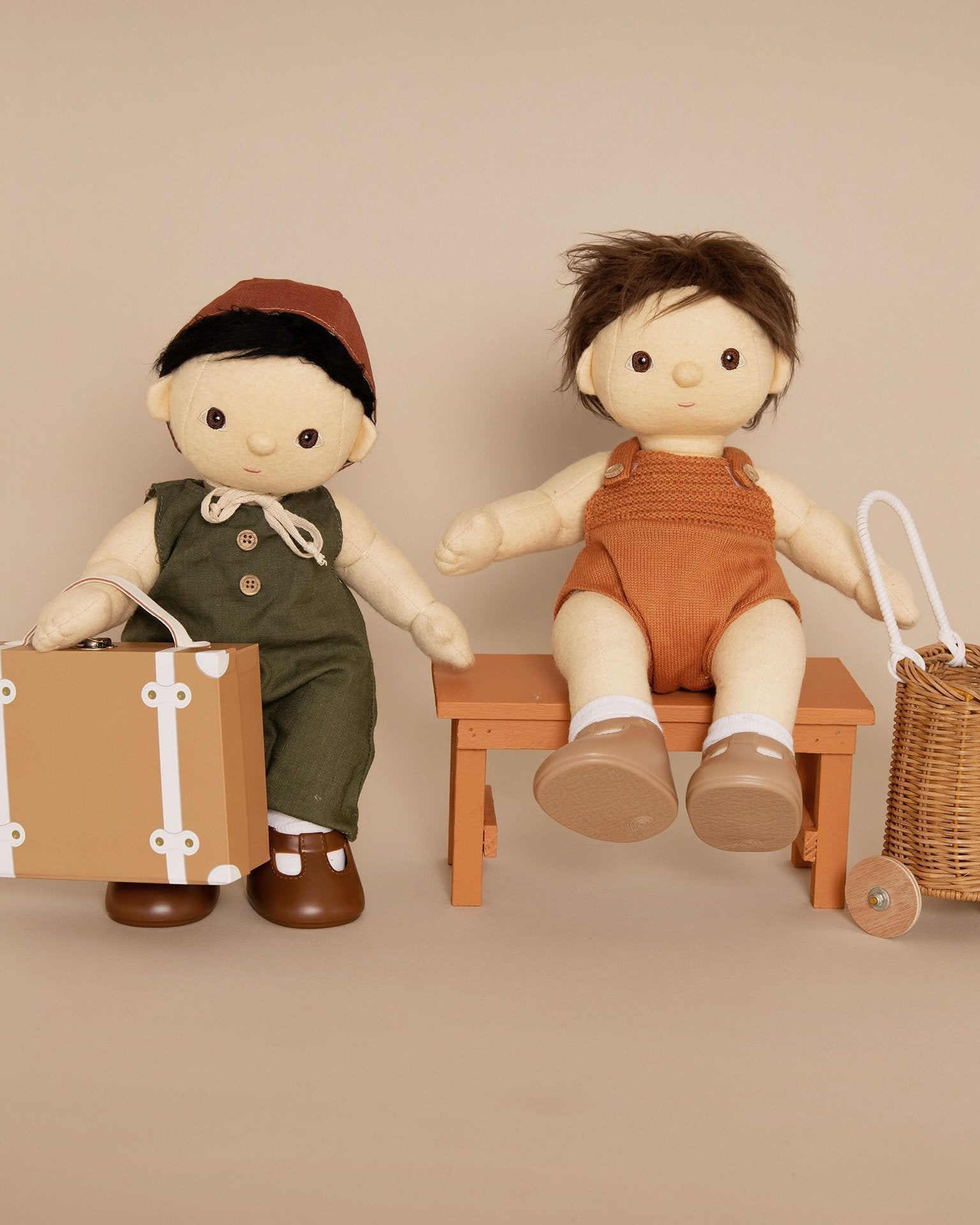 Little olli ella play doll luggy in natural