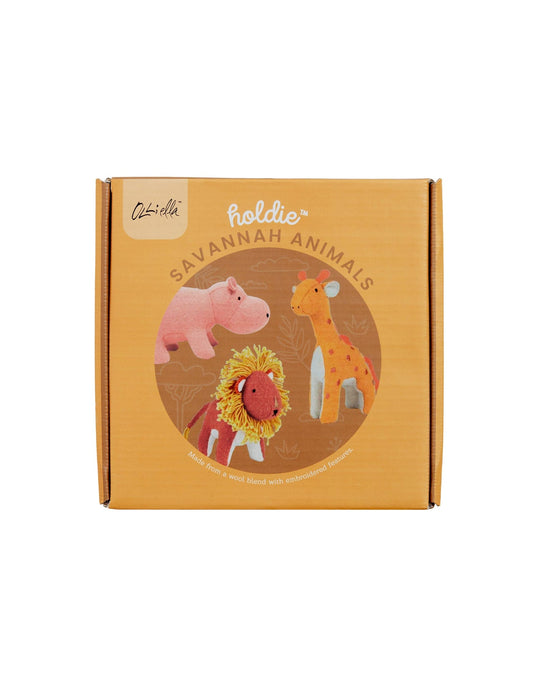 Little olli ella play holdie savannah animals