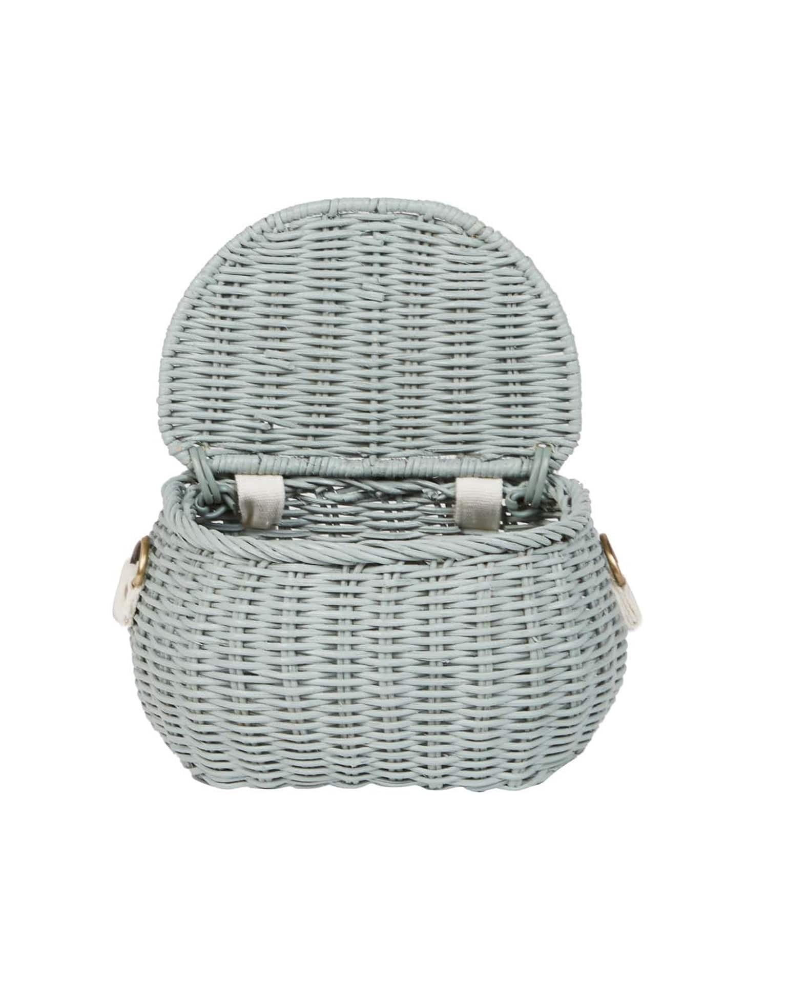 fahrradtasche olli olli ella mini chari bag in vintage blue accessories at Little