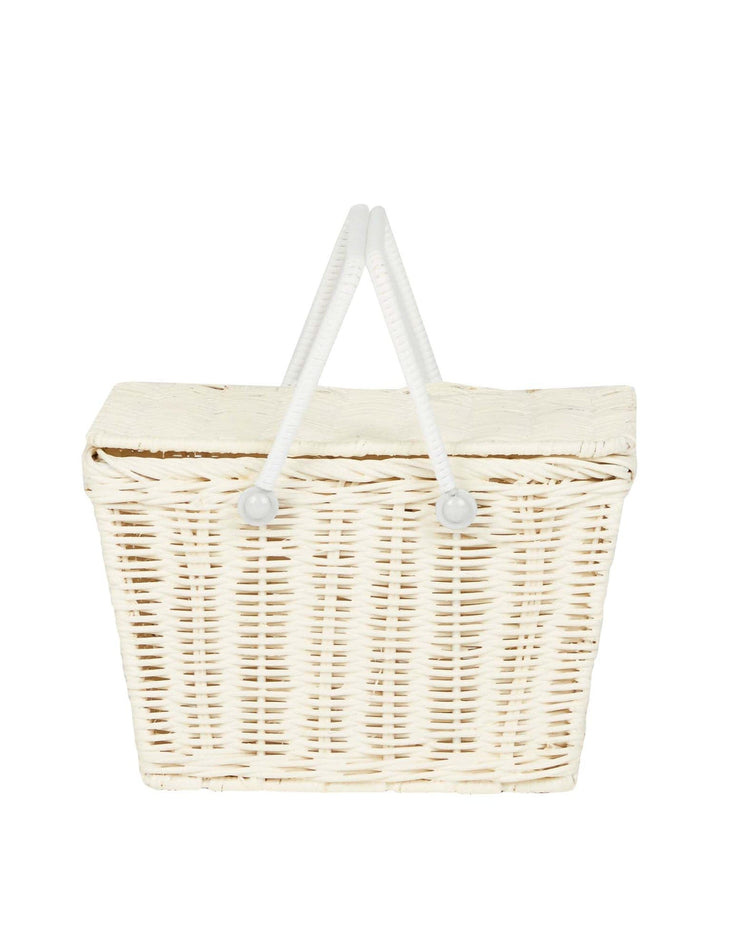 Little olli ella room piki basket in chalk