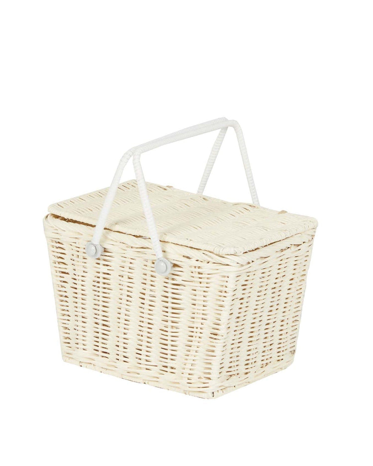 Little olli ella room piki basket in chalk