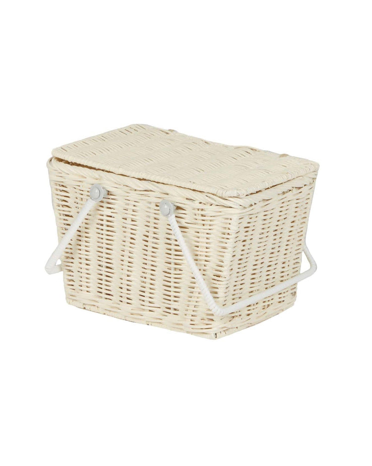 Little olli ella room piki basket in chalk