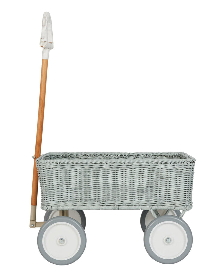 Little olli ella room rattan wonder wagon in vintage blue