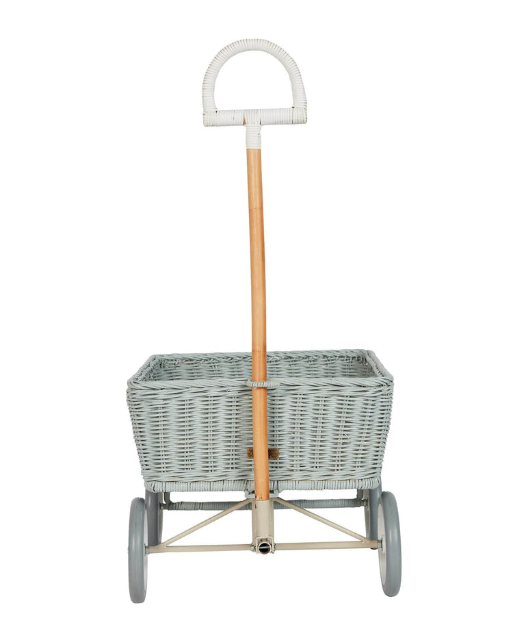 Little olli ella room rattan wonder wagon in vintage blue