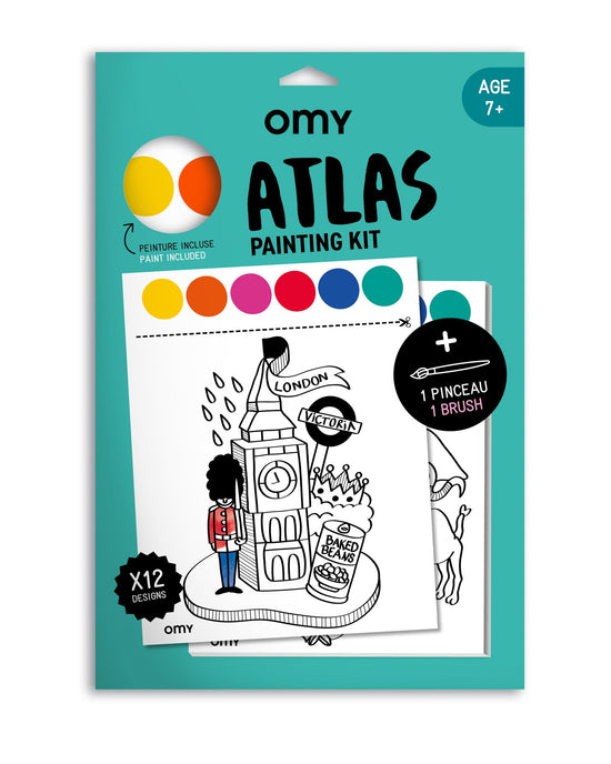 Little omy play atlas painting kit