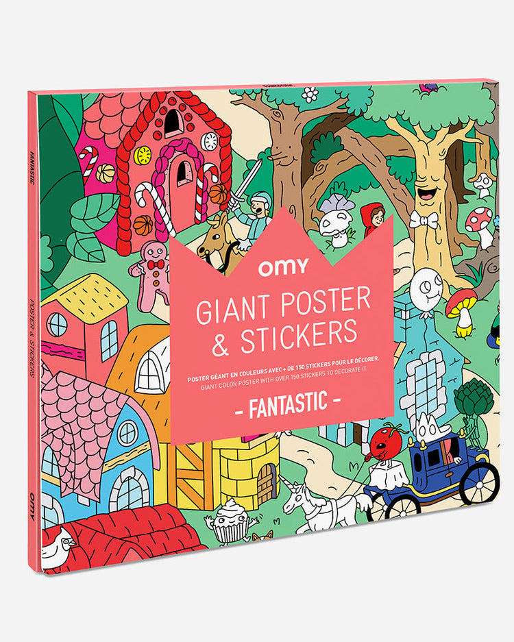 Little omy play fantastic poster and sticker