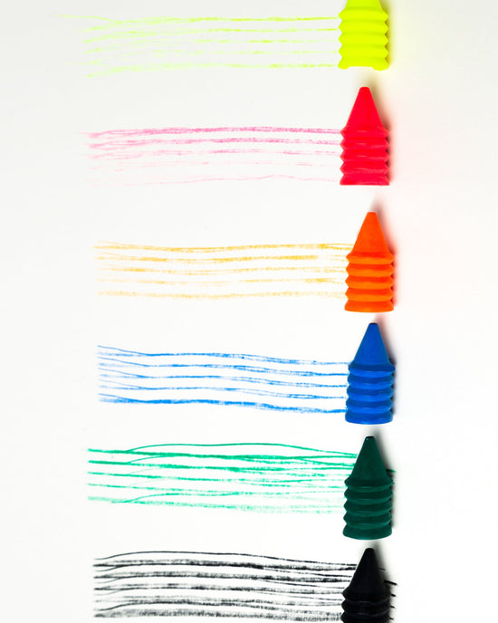 Little omy play neon finger crayons